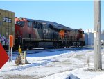 BNSF 6727 & CN 2805